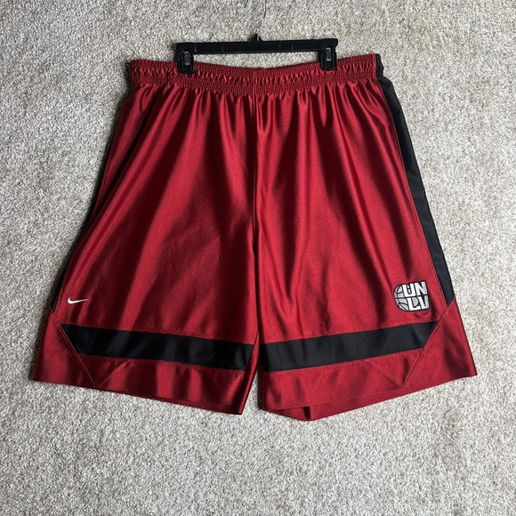 Vintage Nike UNLV Running Rebels Basketball‎ Shorts Men's XL Red - Picture 1 of 10